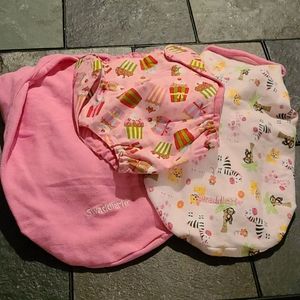 Swaddle Me infant wraps & a diaper cover